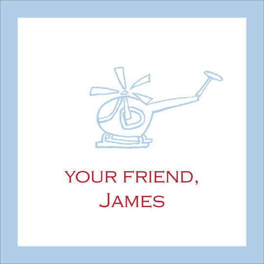 Helicopter Gift Stickers
